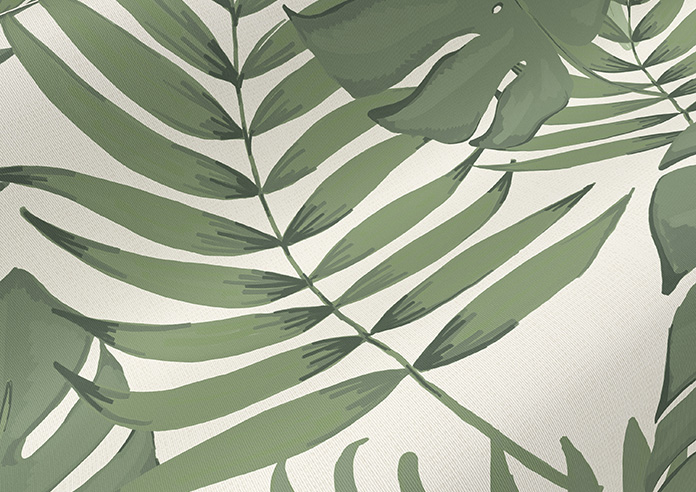Lush Palms, Cream - Roller Blind - Image 4